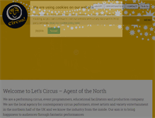 Tablet Screenshot of letscircus.com